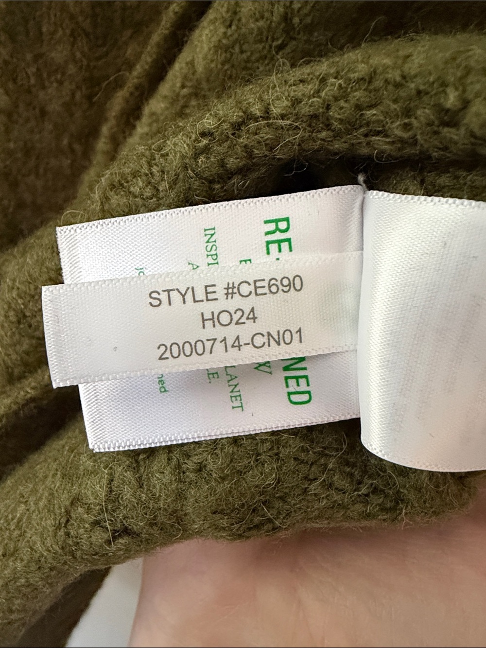 J. Crew Telaxed Cable Knit Button Down Cardigan Olive Green Size XS NWT Chunky - Picture 6 of 7